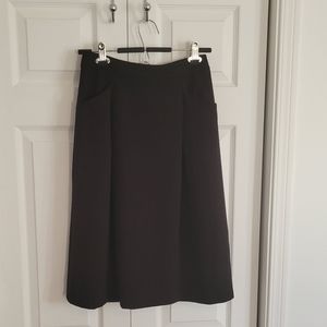 Pink Tartan midi Skirt with pockets